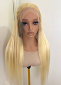 ICONIC – Perruque Blonde 13x4 Lace Transparente – Cheveux Humains Malaisiens – Densité 250%