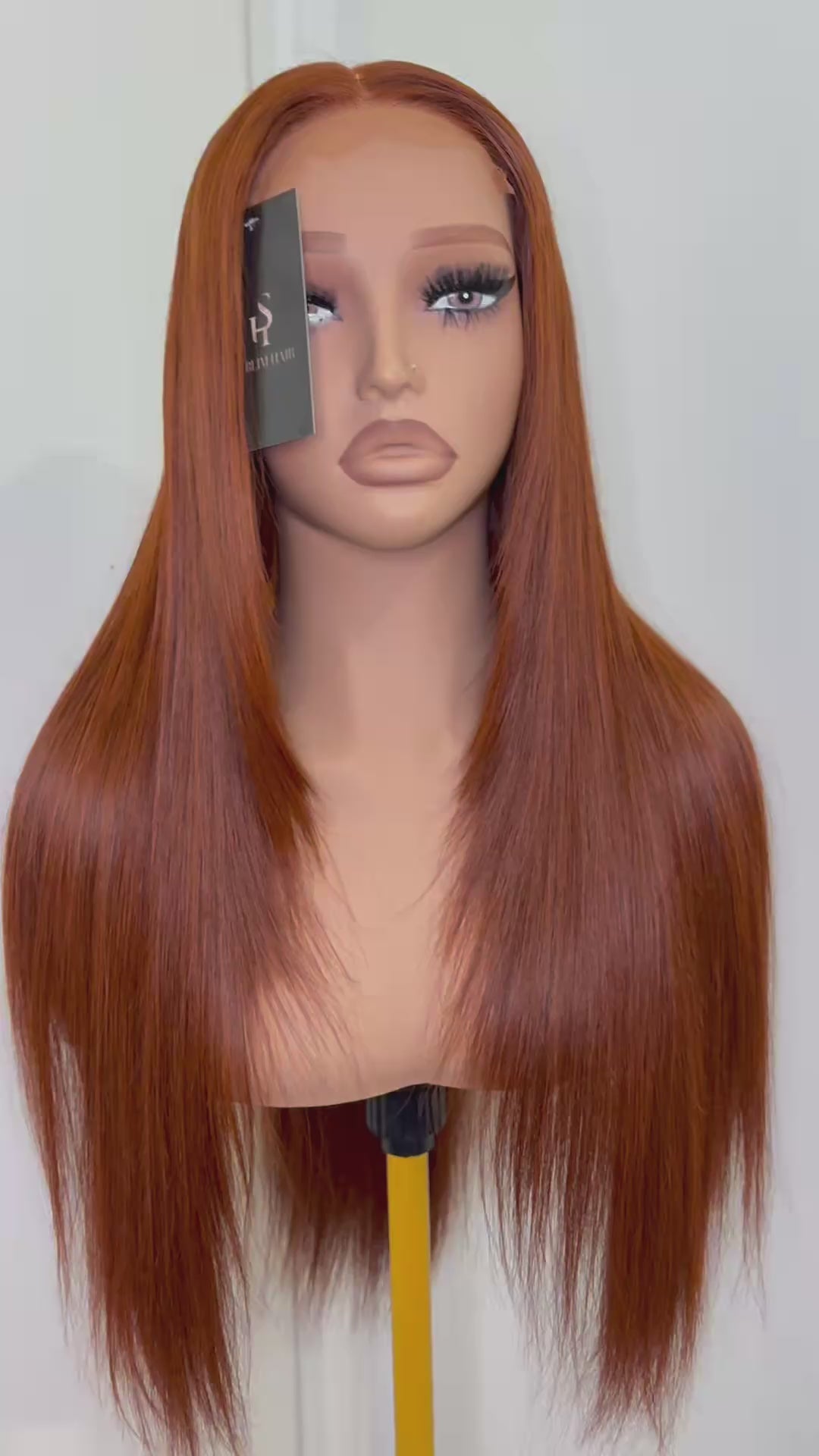 Léana – 5x5 Glueless Ginger Dégradée 300% SDD Virgin Burmese Premium